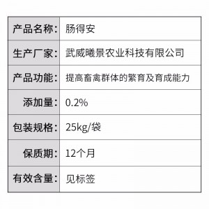 肠得安-腐植酸钠预混剂 - 25kg/袋